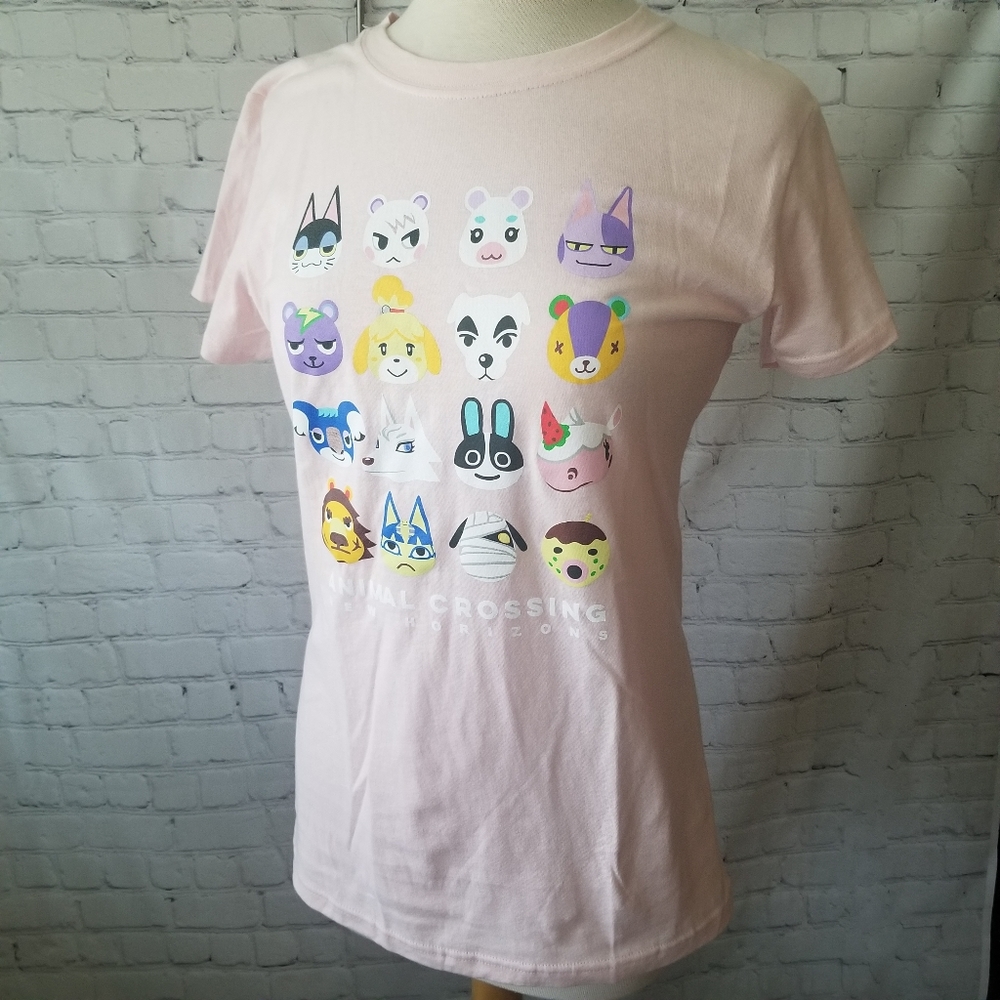 🔥🔥Animal Crossing New Horizons Baby Pink Shirt